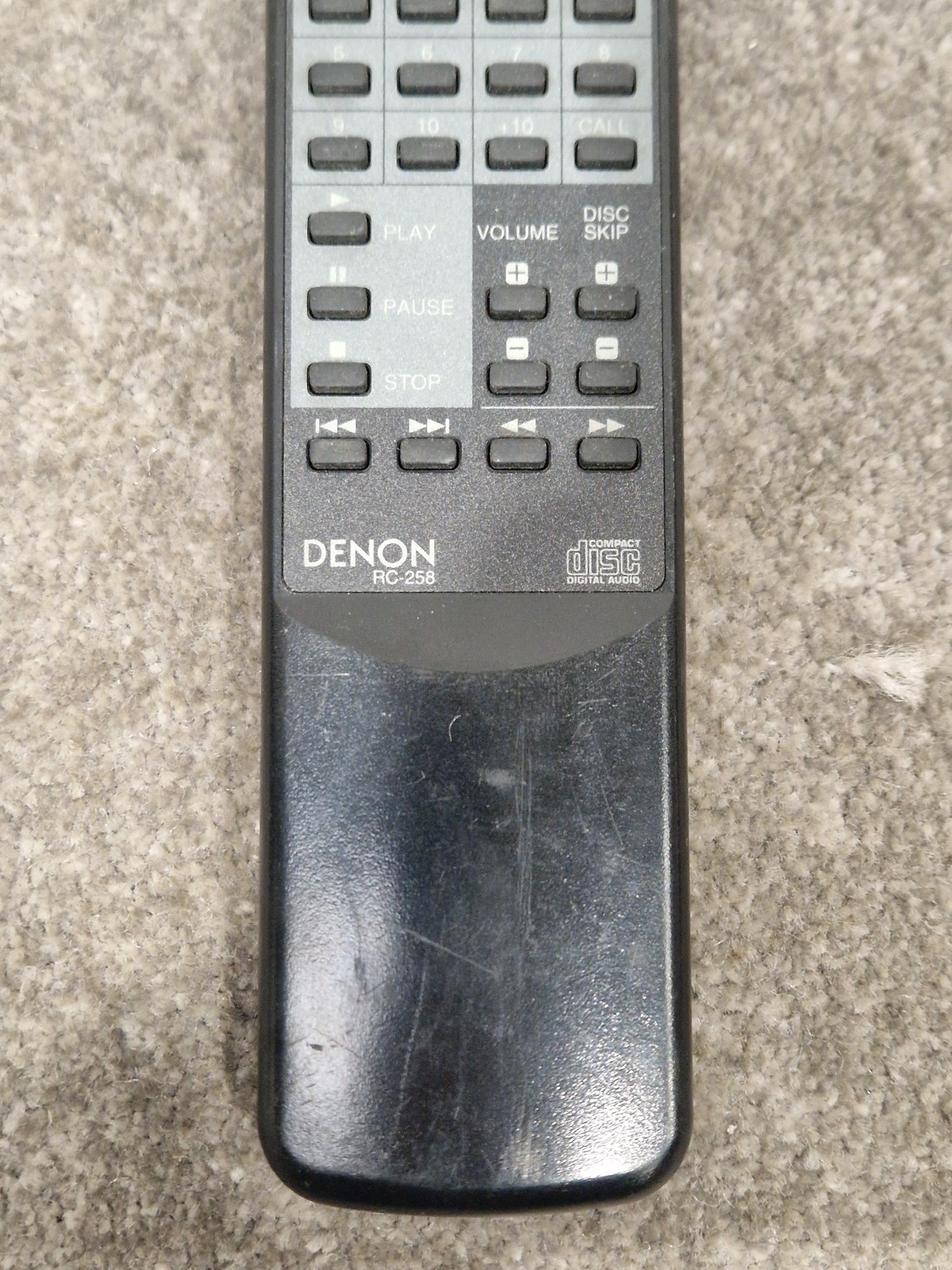 Denon RC258 Remote Control - AV Receiver Control - Excellent