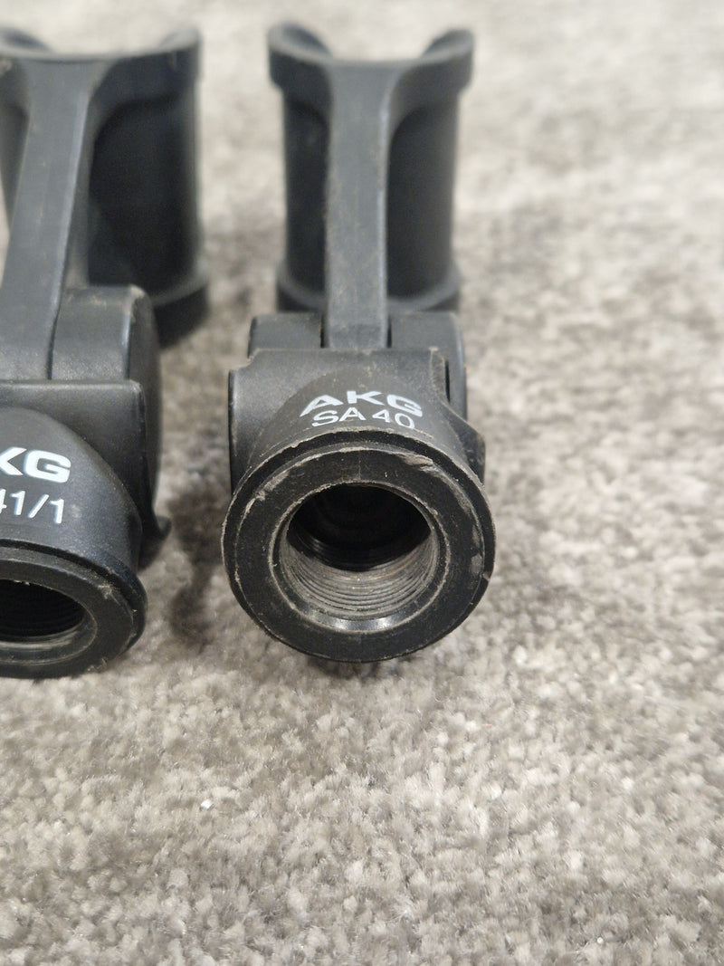 AKG SA-40 And AKG SA41/1 Mic Holders - Durable Construction - Very Good - Image 2