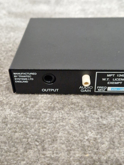 Trantec S1000 With Trantec RTO 3408 Transmitter - Wireless System - Excellent w/ Power Supply & Hard Case & Mic for transmitter