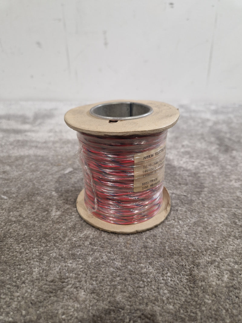 Arrow Electronics 16/0.2mm Equipment Wire Red And Blue 100 Metres - Durable Insulation - Excellent - Image 2