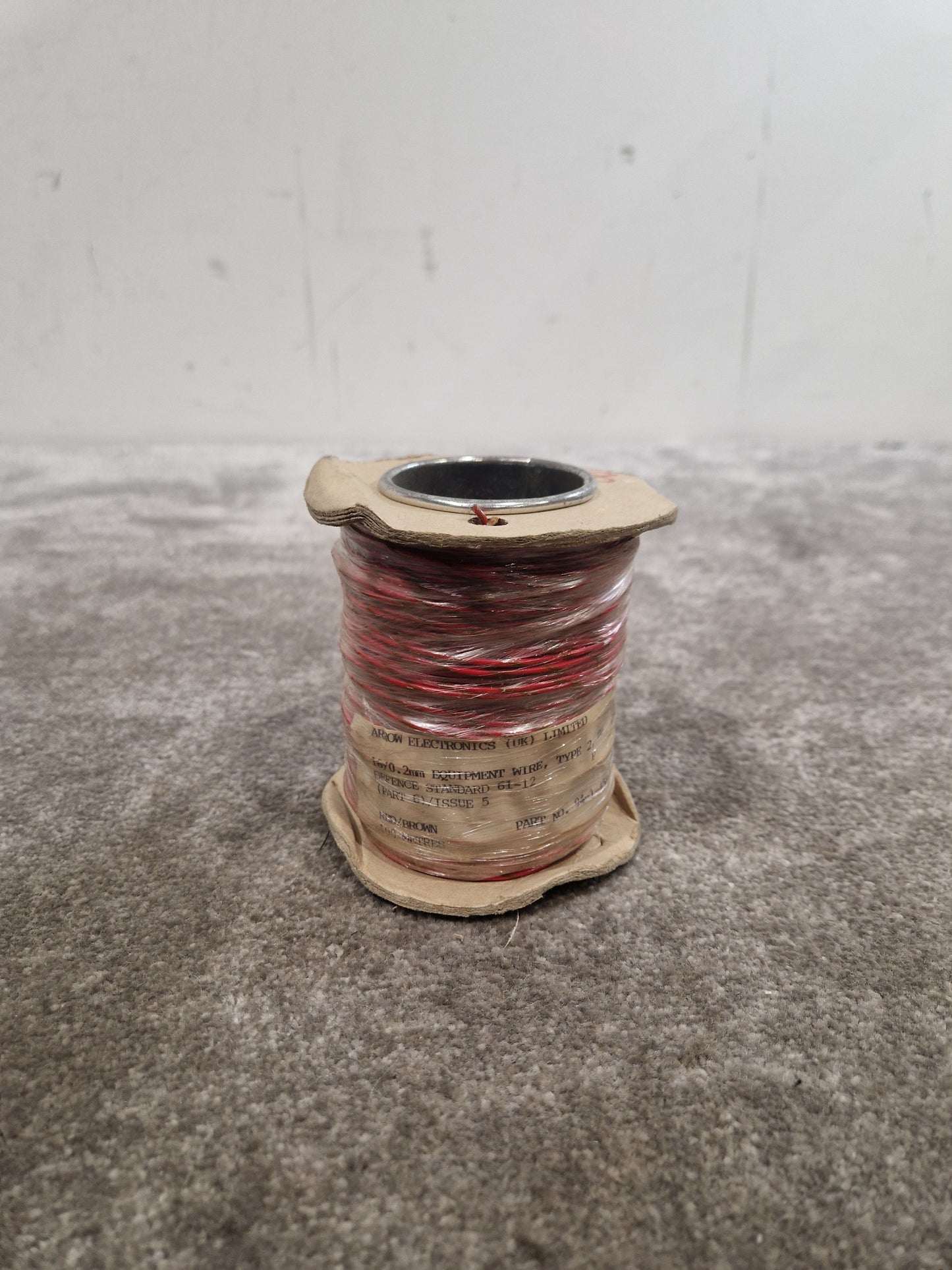 Arrow Electronics 16/0.2mm Equipment Wire Red And Brown 100 Metres - Durable Insulation - Excellent