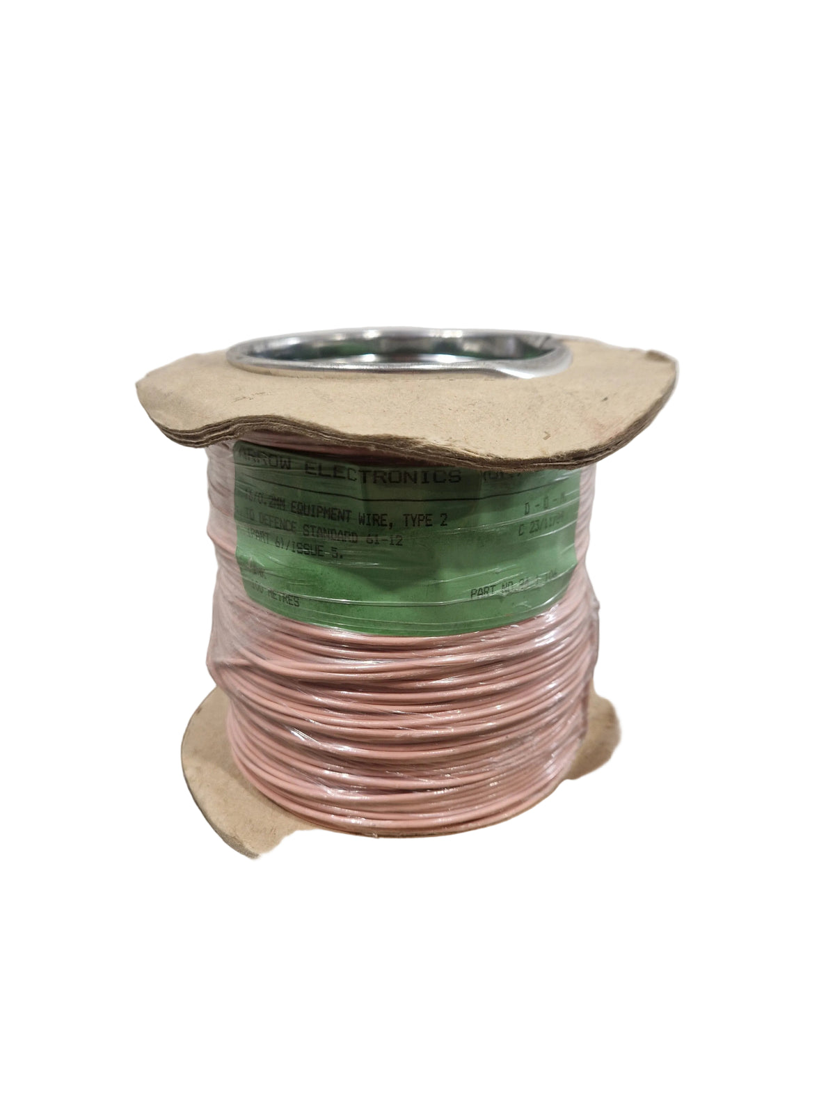 Arrow Electronics 16/0.2mm Equipment Wire Type 2 Pink 100 Metres - High-Quality Wiring - Excellent