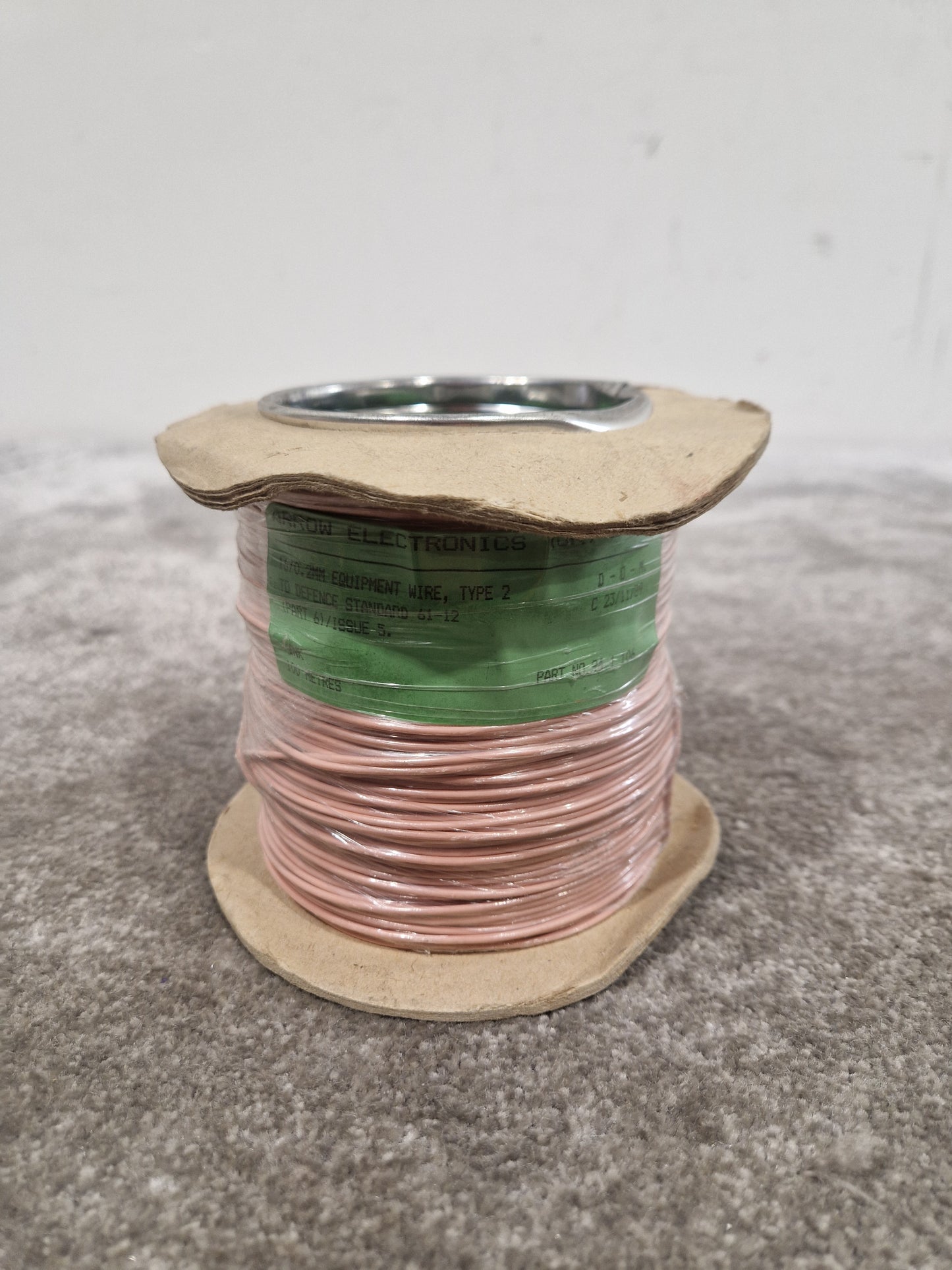 Arrow Electronics 16/0.2mm Equipment Wire Type 2 Pink 100 Metres - High-Quality Wiring - Excellent