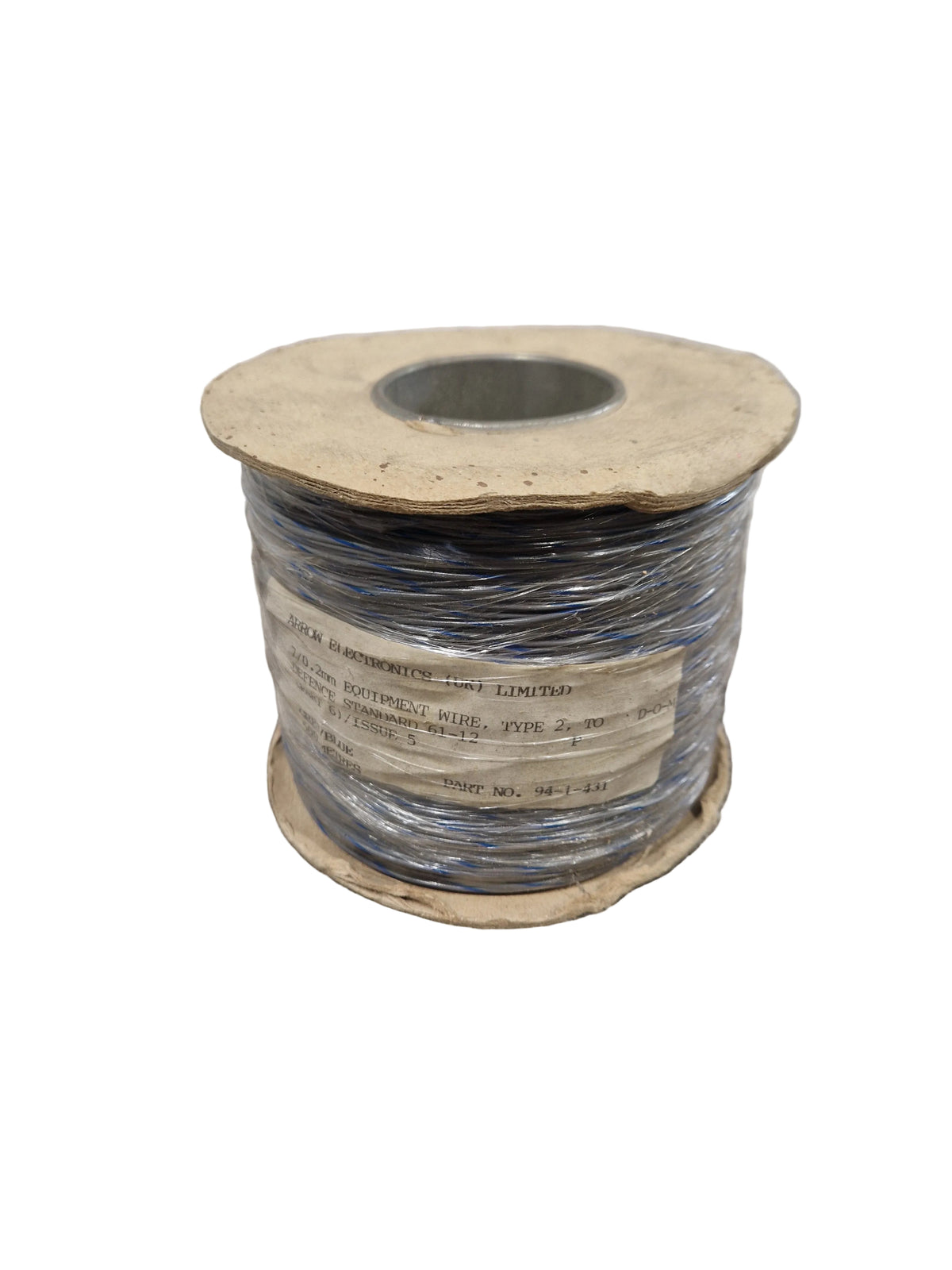 Arrow Electronics 16/0.2mm Equipment Wire Type 2 Grey And Blue 500 Metres - Durable Insulation - Excellent