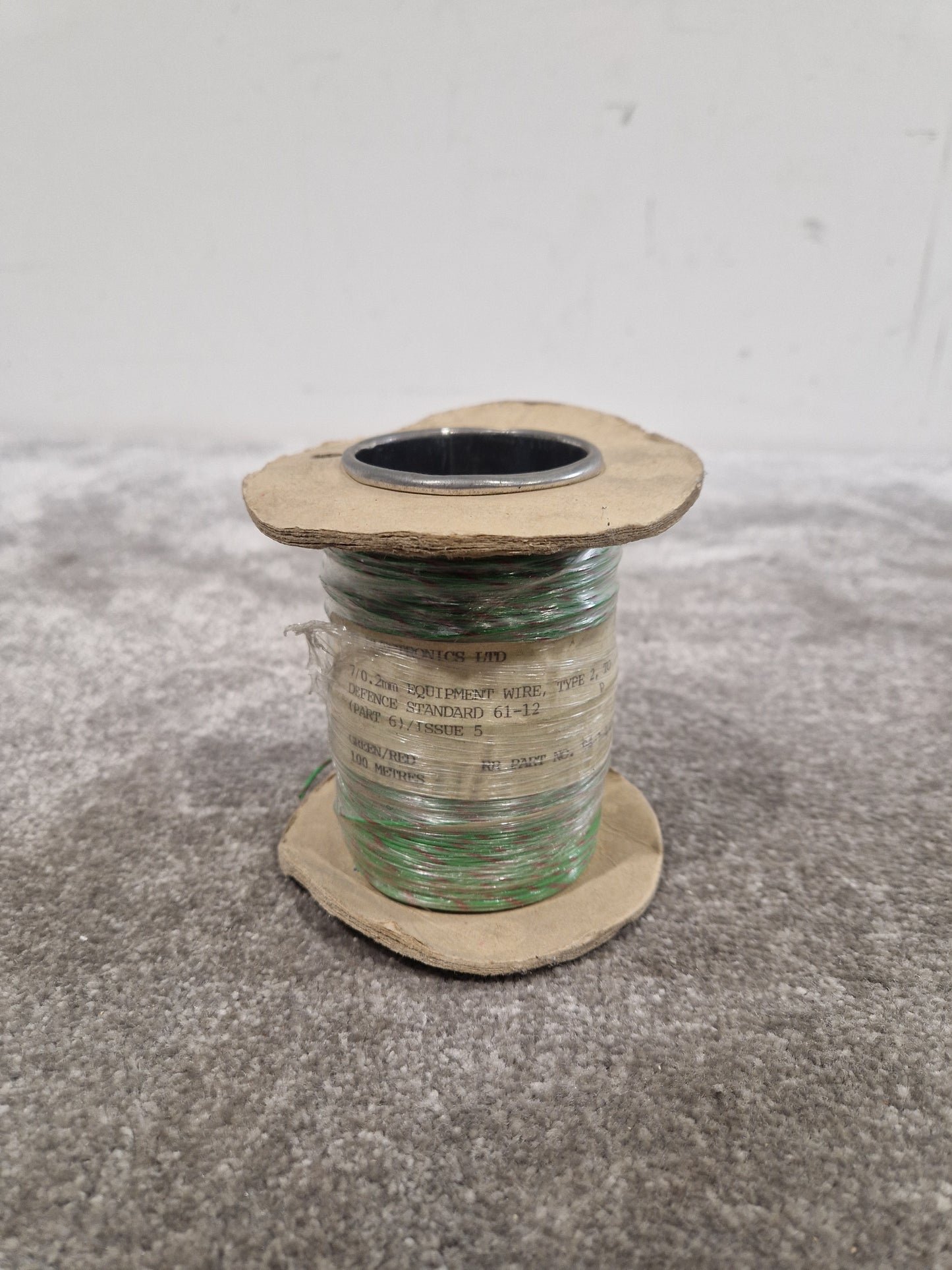 RR Electronics 7/0.2mm Equipment Wire Type 2 Green And Red 100 Metres - High-Quality Insulation - Excellent