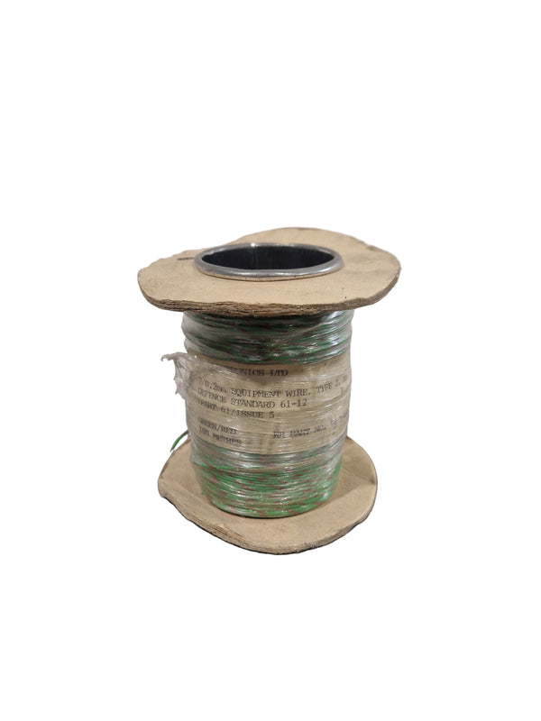 RR Electronics 7/0.2mm Equipment Wire Type 2 Green And Red 100 Metres - High-Quality Insulation - Excellent