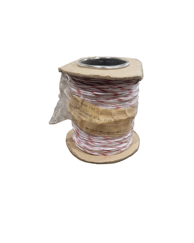RR Electronics 7/0.2mm Equipment Wire Type 2 White And RED100 Metres - High-Quality Cabling - Excellent