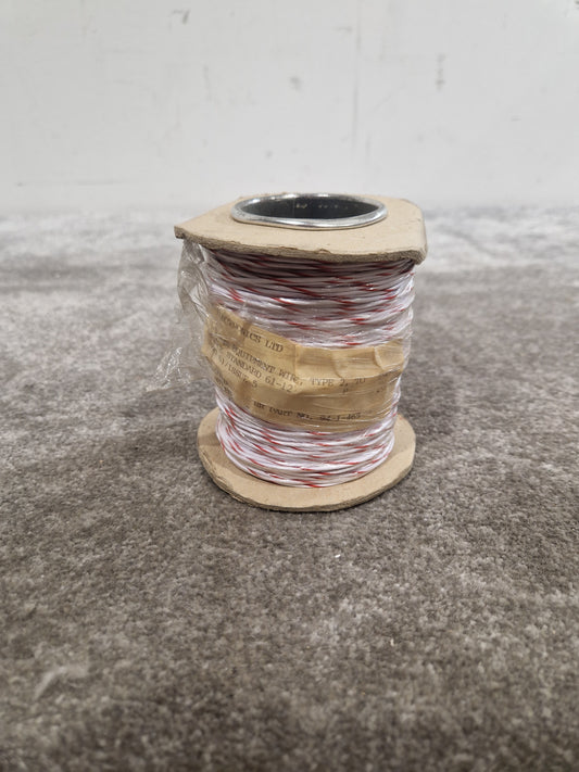 RR Electronics 7/0.2mm Equipment Wire Type 2 White And RED100 Metres - High-Quality Cabling - Excellent