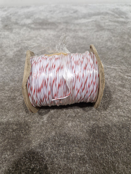 RR Electronics 7/0.2mm Equipment Wire Type 2 White And RED100 Metres - High-Quality Cabling - Excellent