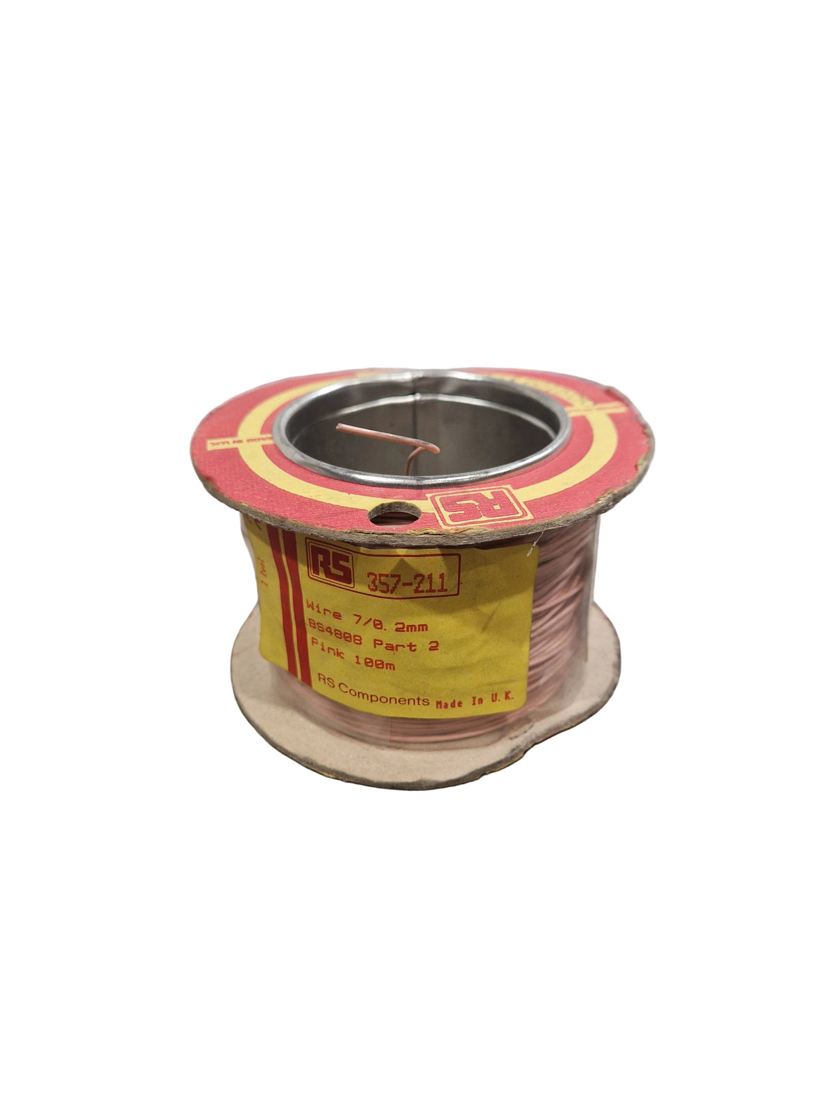 RS 7/0.2mm Equipment Wire Type 2 Pink 100 Metres - High-Quality Insulation - Excellent