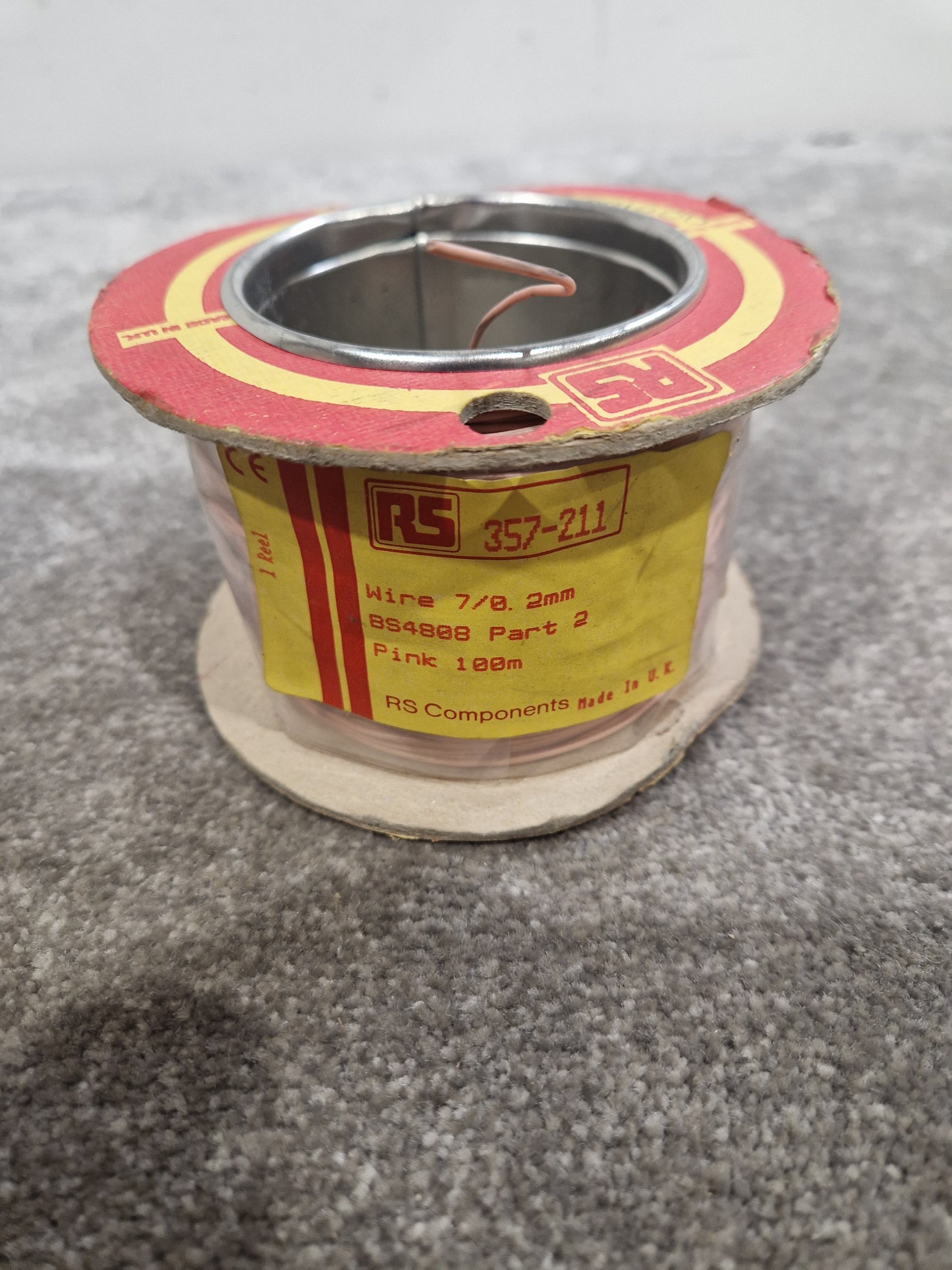 RS Equipment Wire 100 Meteres Grey 16/0.2mm - Multi-Strand Copper - Excellent