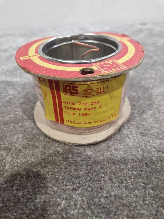 RS Equipment Wire 100 Meteres Grey 16/0.2mm - Multi-Strand Copper - Excellent