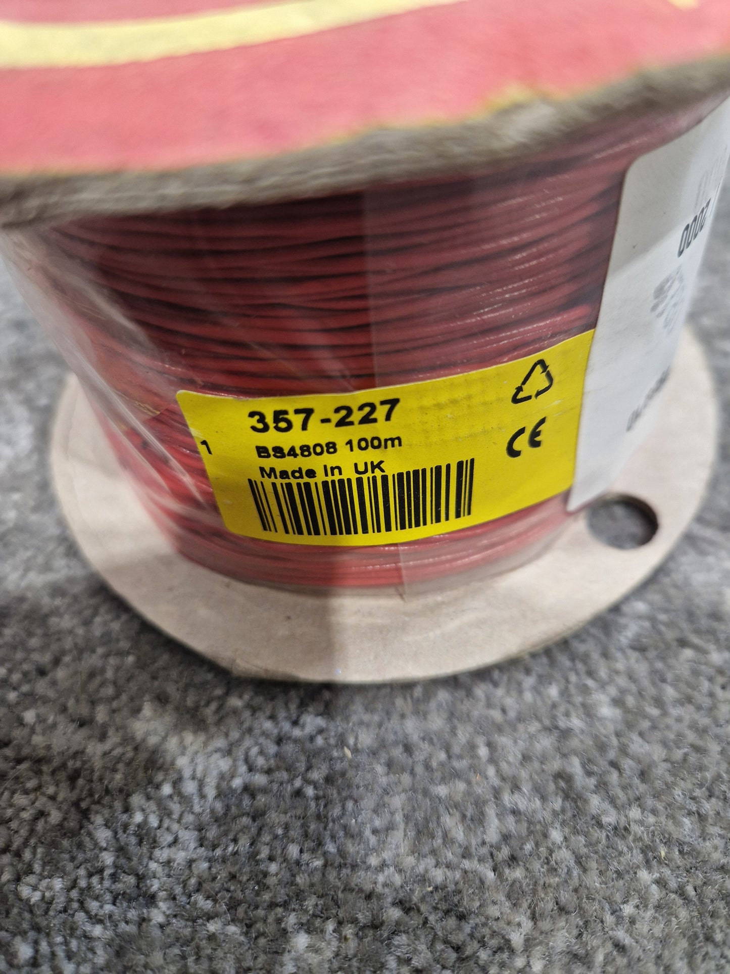 RS 7/0.2mm Equipment Wire Type 2 Red 100 Metres - High-Durability - Excellent