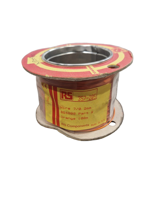 RS 7/0.2mm Equipment Wire Type 2 Red 100 Metres - High-Durability - Excellent