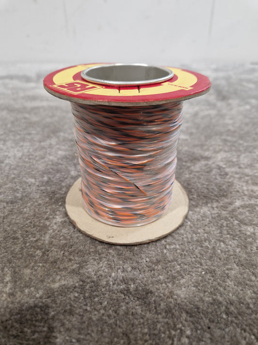 RS 7/0.2mm Equipment Wire Type 2 Orange And Black 100 Metres - Durable Insulation - Excellent