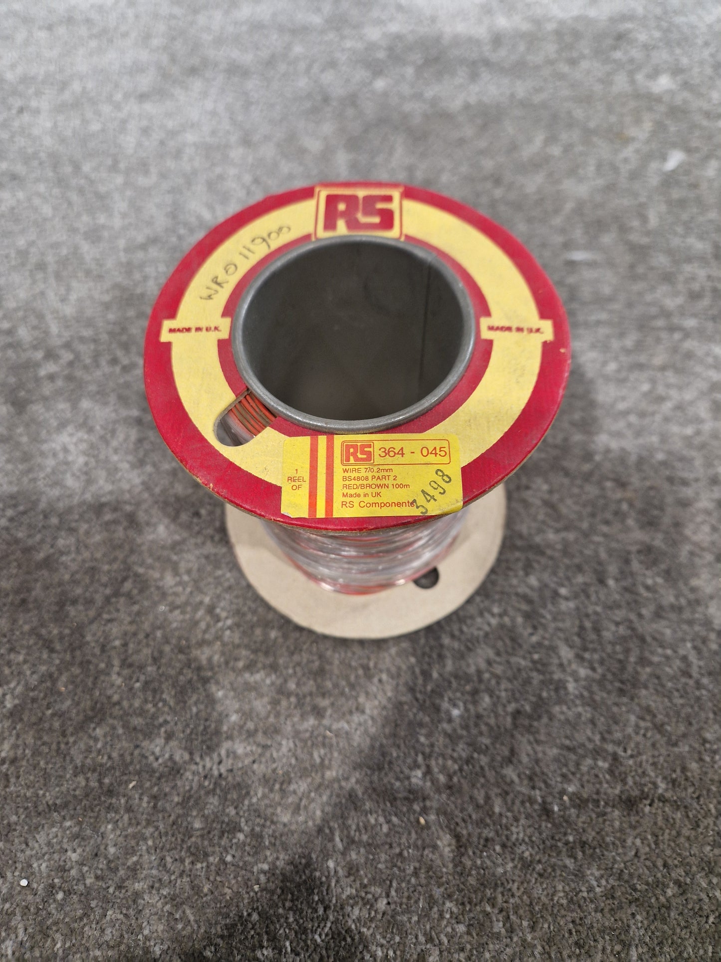 RS 7/0.2mm Equipment Wire Type 2 Red And Brown 100 Metres - Durable Wiring - Excellent