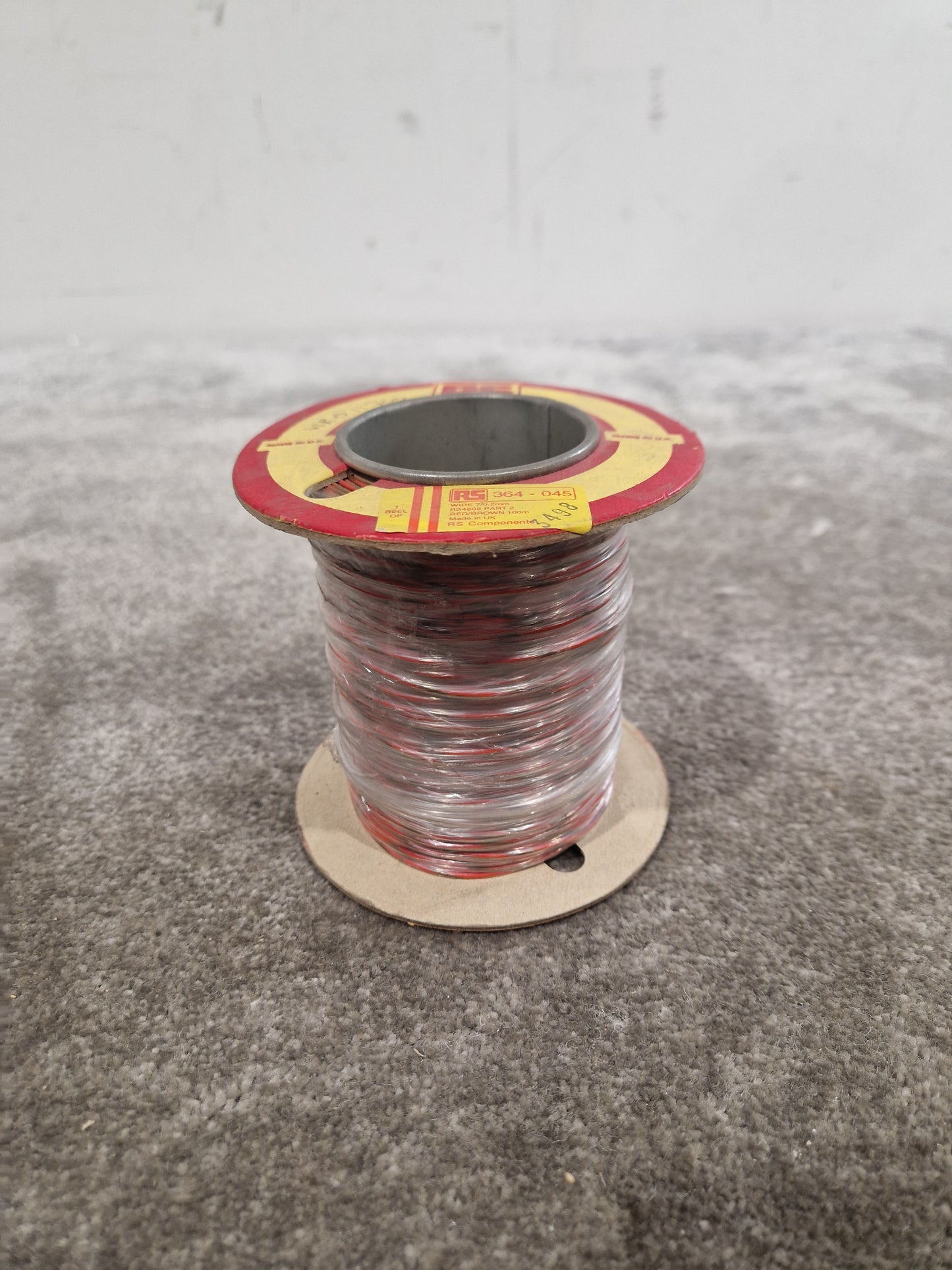 RS 7/0.2mm Equipment Wire Type 2 Red And Brown 100 Metres - Durable Wiring - Excellent