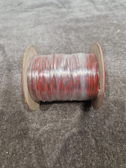 RS 7/0.2mm Equipment Wire Type 2 Red And Brown 100 Metres - Durable Wiring - Excellent