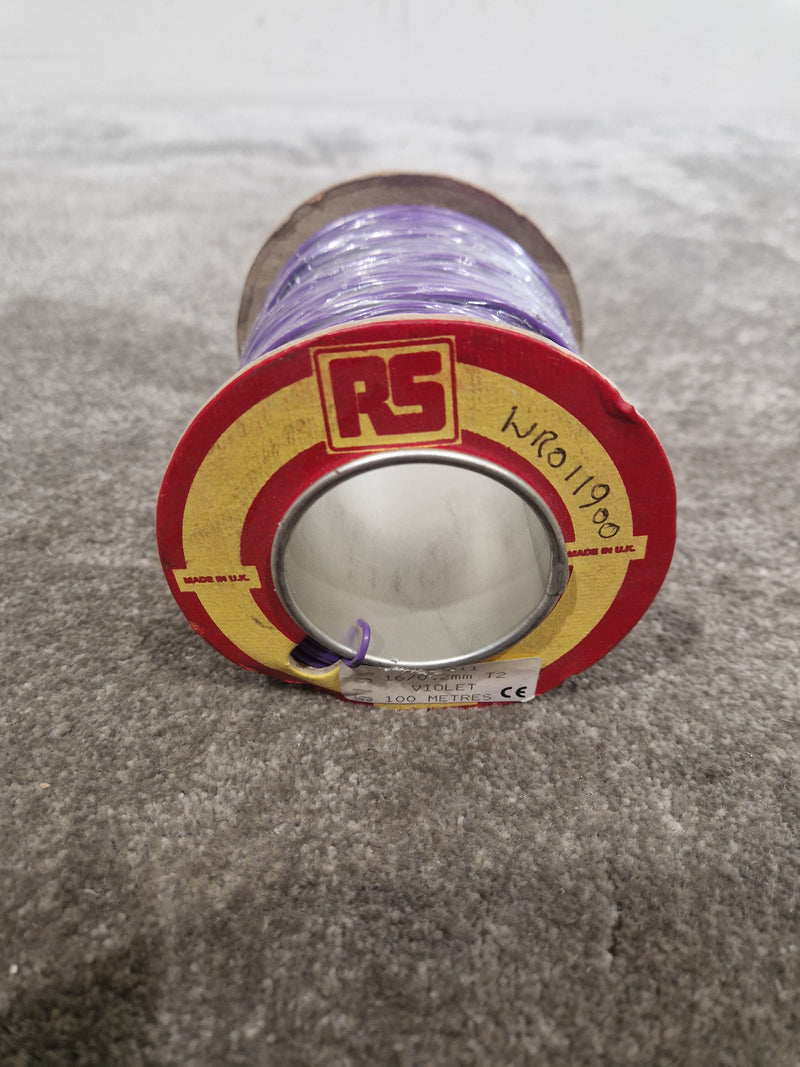 RS 16/0.2mm Equipment Wire Type 2 Violet 100 Metres - High Flexibility - Excellent - Image 3