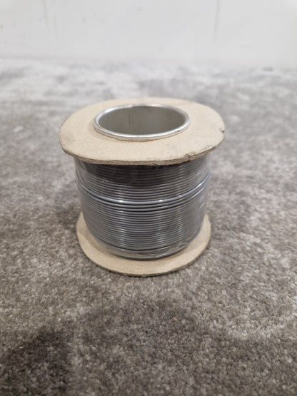 Def Spec 16/0.2mm Equipment Wire Type 2 Grey 100 Metres - Durable Industrial Wiring - Excellent