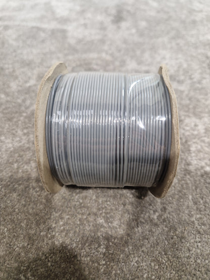 Def Spec 16/0.2mm Equipment Wire Type 2 Grey 100 Metres - Durable Industrial Wiring - Excellent