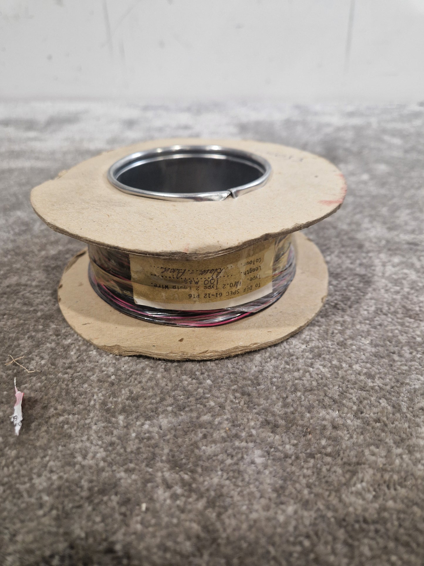 Def Spec 16/0.2mm Equipment Wire Type 2 Black And Pink 100 Metres - Durable Construction - Excellent