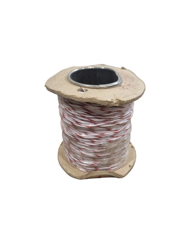 Def Spec 16/0.2mm Equipment Wire Type 2 Red And White 100 Metres - Durable Insulation - Excellent