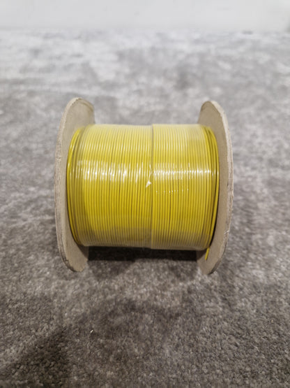 Def Spec 7/0.2mm Equipment Wire Type 2 Yellow 100 Metres - High-Grade Insulation - Excellent
