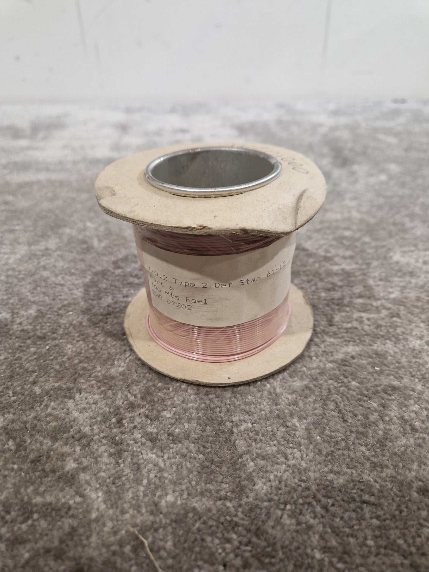 Def Spec 7/0.2mm Equipment Wire Type 2 Pink 100 Metres - Durable Insulation - Excellent