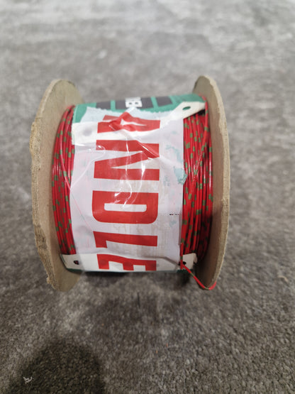 BICC 7/0.2mm Equipment Wire Type 2 Red And Green 100 Metres - High-Quality Insulation - Excellent