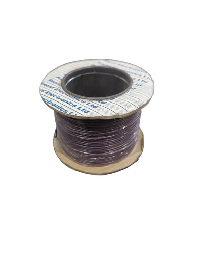 Rapid Electronics 7/0.2mm Equipment Wire Type 2 Violet 100 Metres - High-Quality Insulation - Excellent