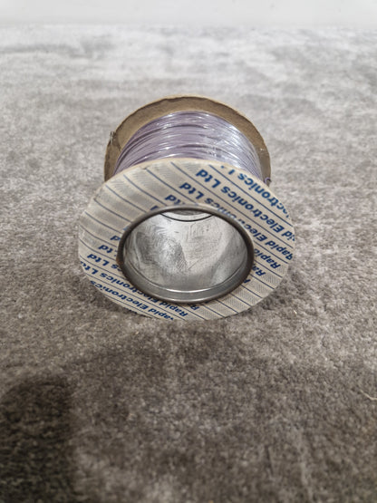 Rapid Electronics 7/0.2mm Equipment Wire Type 2 Violet 100 Metres - High-Quality Insulation - Excellent