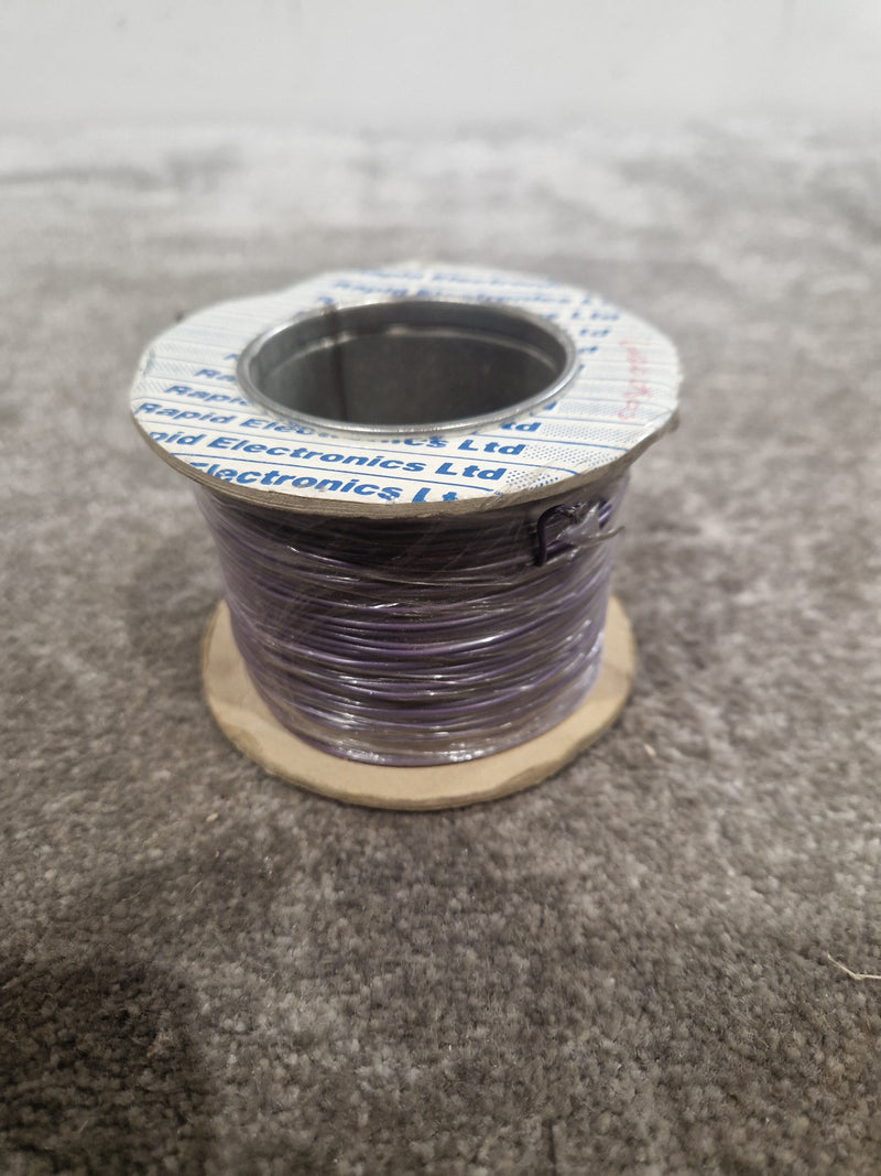 Rapid Electronics 7/0.2mm Equipment Wire Type 2 Violet 100 Metres - High-Quality Insulation - Excellent - Image 6