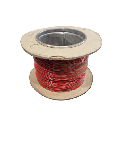 Unbranded 7/0.2mm Equipment Wire Type 2 Red And Green 100 Metres - Durable Copper Core - Excellent