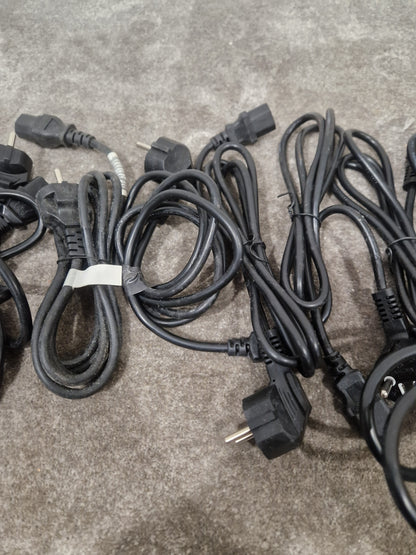 10 European Kettle Leads - Standard Power Cables - Excellent