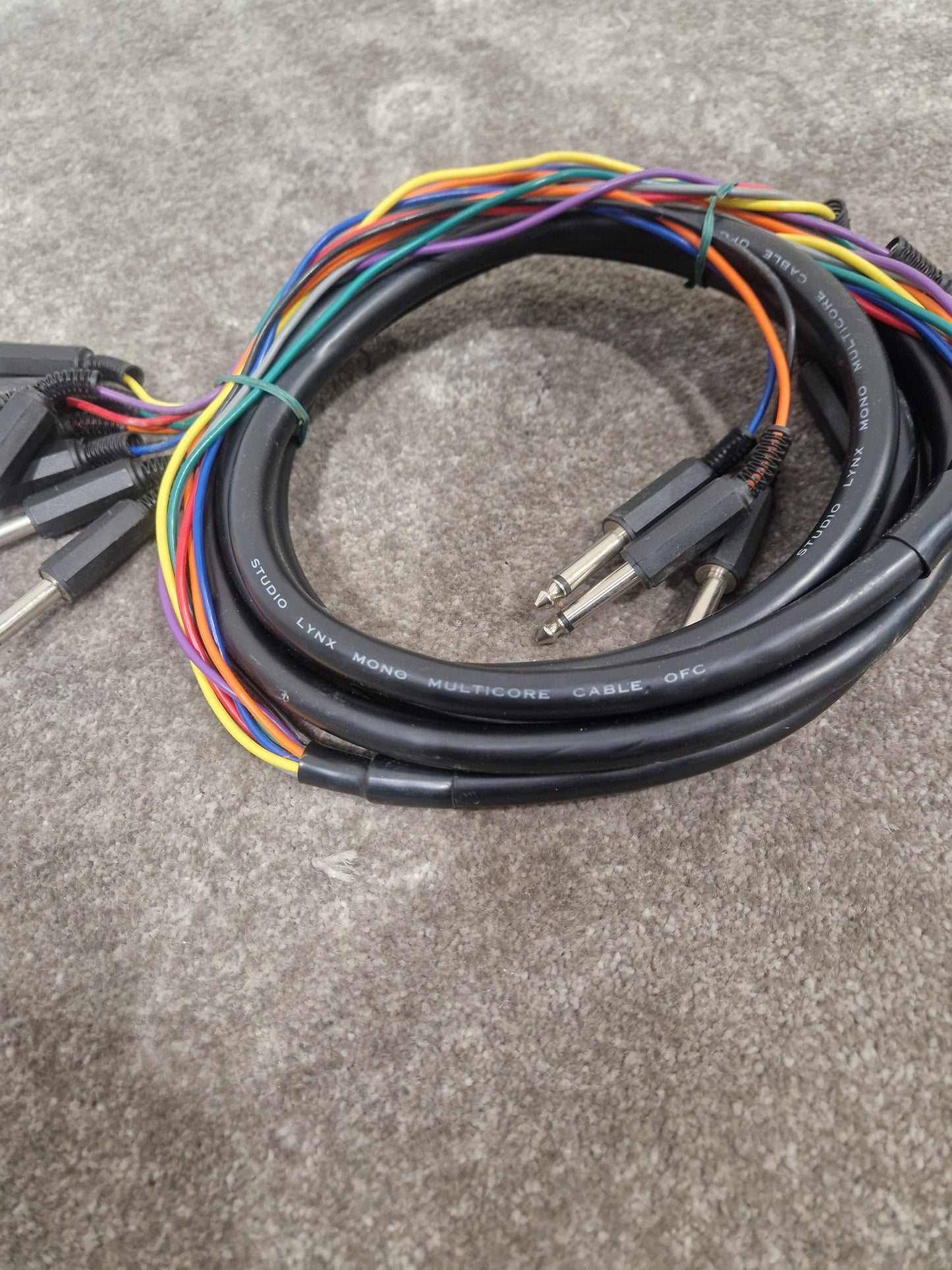 8 Channel Studio Lynx Mono Multicore Cable OFC - Oxygen-Free Copper - Excellent