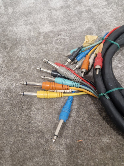 8 Channel Unbranded Cable 10FT Pair - Multi-Channel Audio Link - Very Good