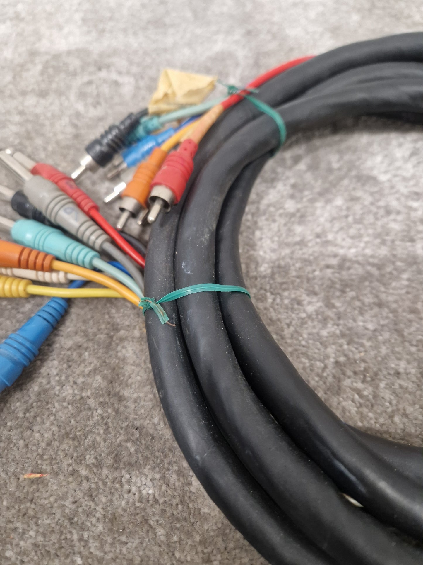 8 Channel Unbranded Cable 10FT Pair - Multi-Channel Audio Link - Very Good