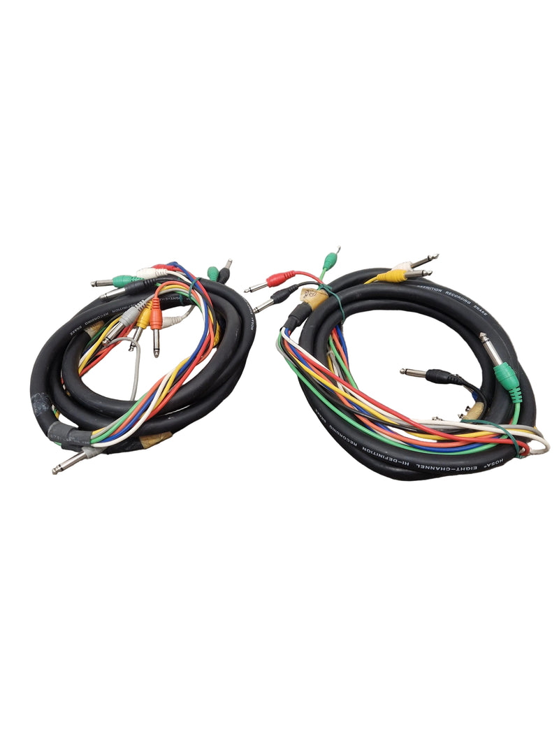 Hosa 8 Channel Hi-Definition Recording Snake Pair - Pro Audio Connection - Excellent - Image 1