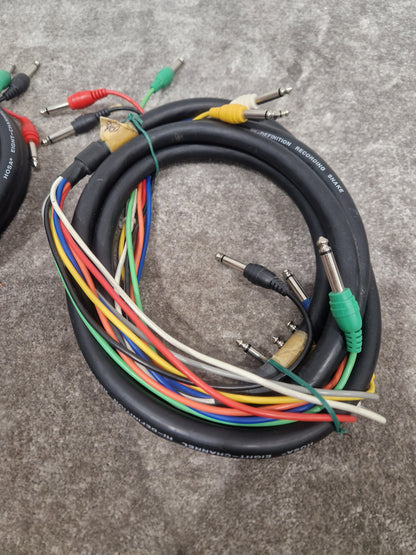 Hosa 8 Channel Hi-Definition Recording Snake Pair - Pro Audio Connection - Excellent