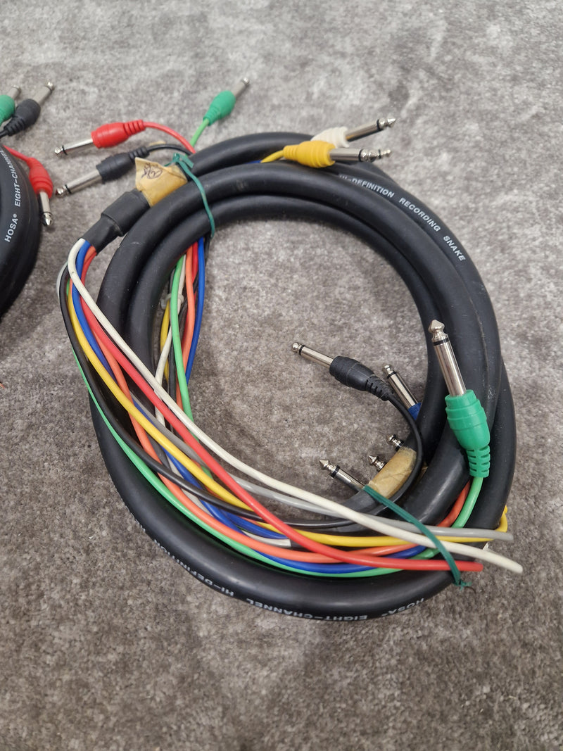 Hosa 8 Channel Hi-Definition Recording Snake Pair - Pro Audio Connection - Excellent - Image 5