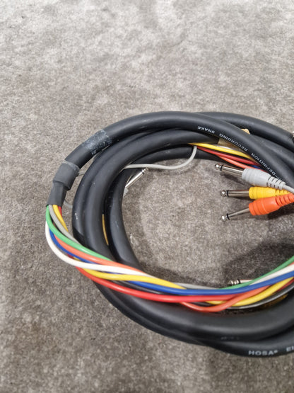 Hosa 8 Channel Hi-Definition Recording Snake Pair - Pro Audio Connection - Excellent