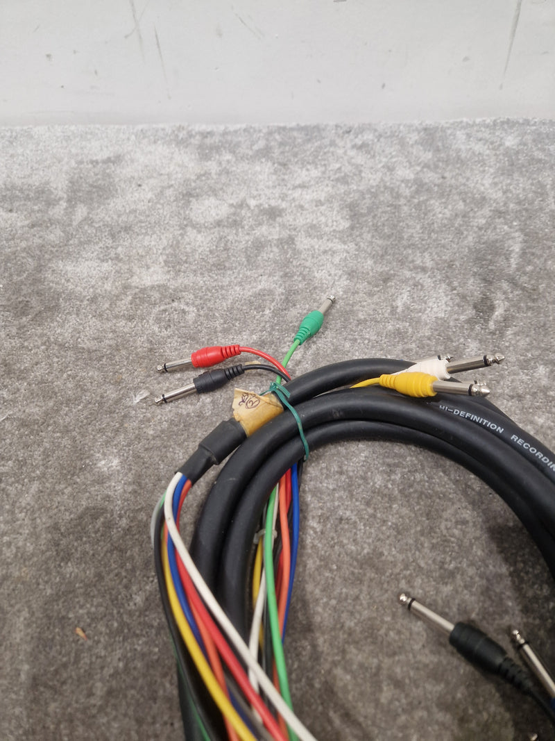 Hosa 8 Channel Hi-Definition Recording Snake Pair - Pro Audio Connection - Excellent - Image 3