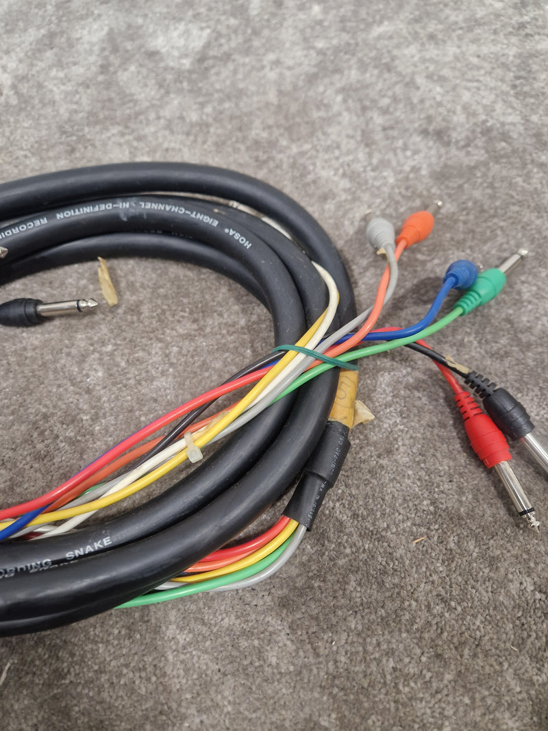 Hosa 8 Channel Hi-Definition Recording Snake Pair - Pro Audio Connection - Excellent - Image 4