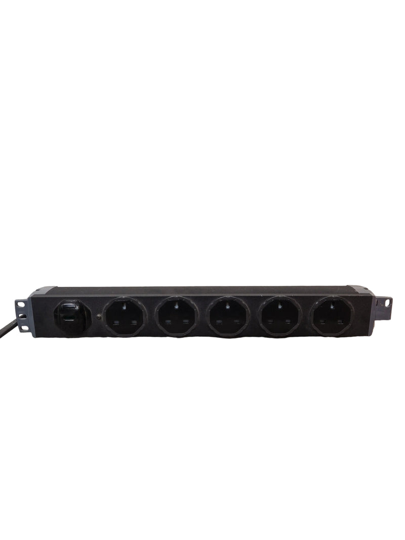 Aphel Limited MM3 19 Inch 3 Metres SWN-5W N Extension Lead 5 Gang - Heavy-Duty Power Strip - Excellent - Image 1