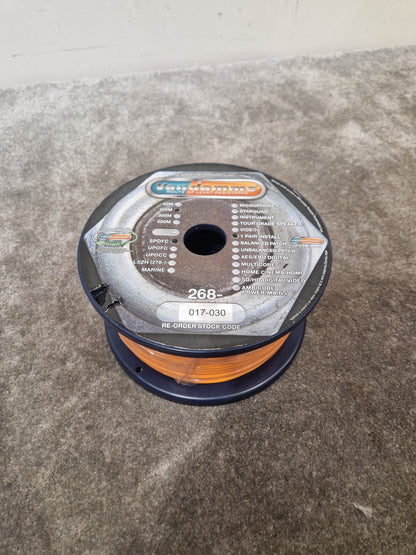 Van Damme 100M Equipment Wire Orange - High-Fidelity Audio Cable - Excellent