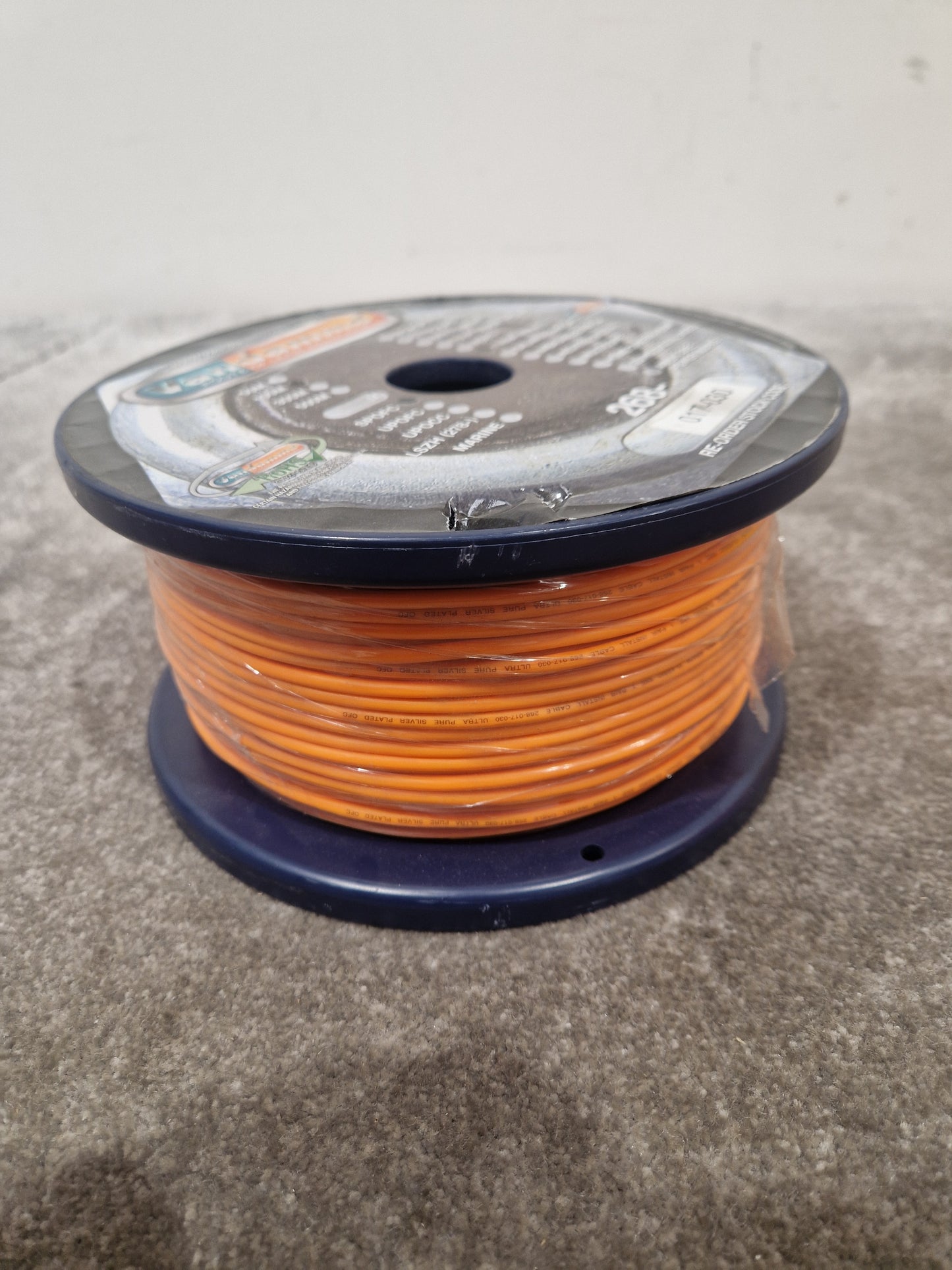 Van Damme 100M Equipment Wire Orange - High-Fidelity Audio Cable - Excellent