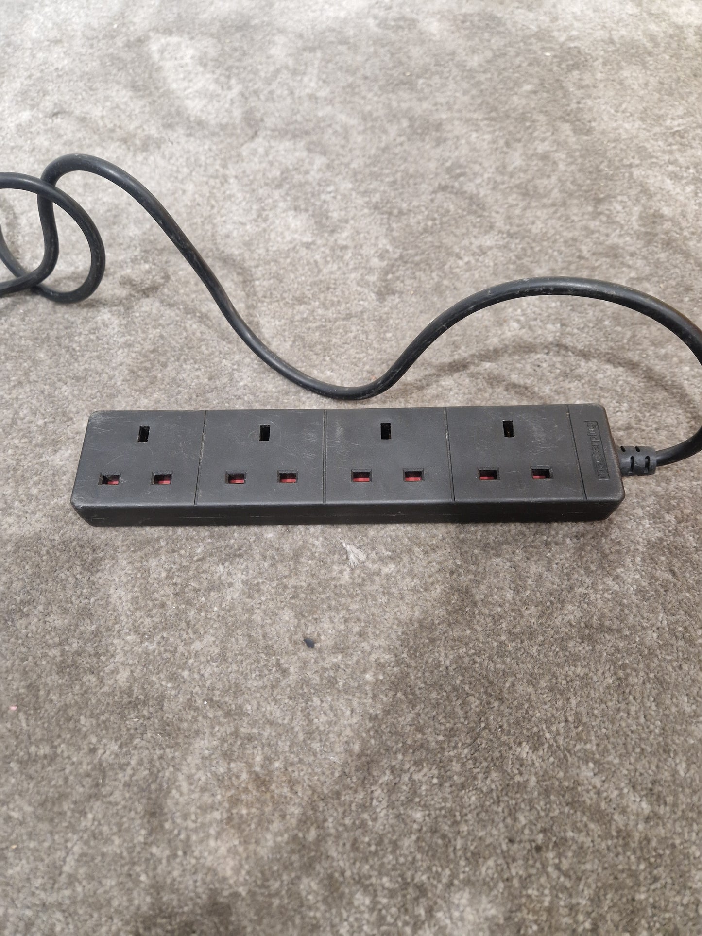 Masterplug 4 Gang Extension Lead 20FT - Heavy Duty Cable - Excellent