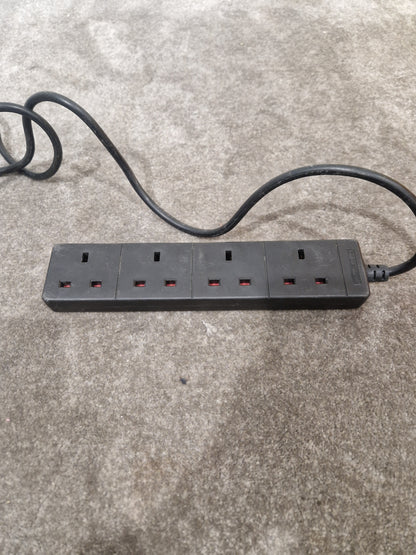 Masterplug 4 Gang Extension Lead 20FT - Heavy Duty Cable - Excellent