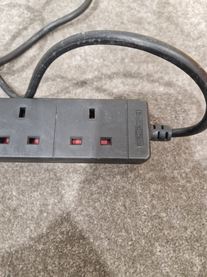 Masterplug 4 Gang Extension Lead 20FT - Heavy Duty Cable - Excellent